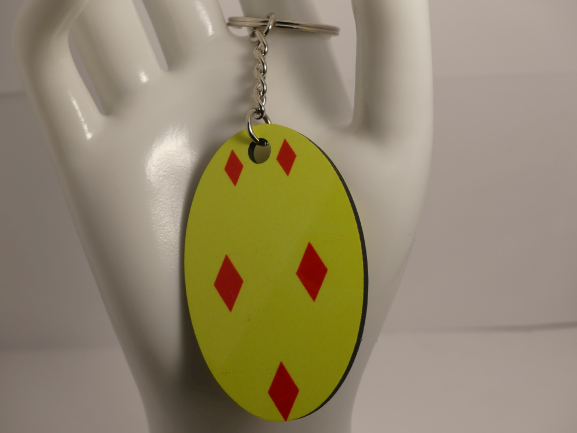 Oval keychain