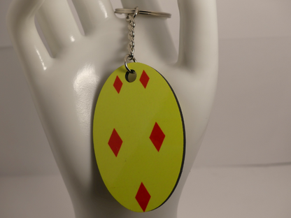 Oval keychain