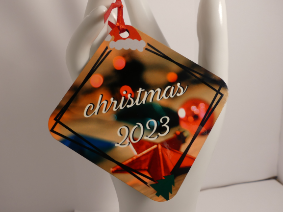 Diamond Christmas ornament