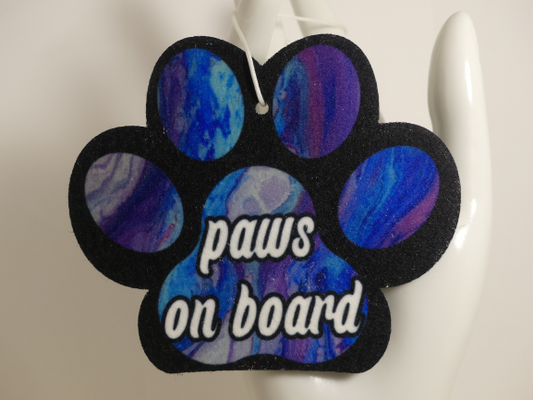 Paw print air freshener